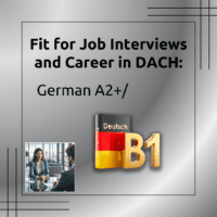 silver german A2+/B1: fit for career in DACH